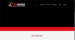 Desktop Screenshot of linpartner.ro